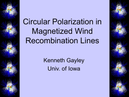 Circular Polarization in Magnetized Wind Recombination Lines