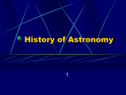 history of astronomyppt