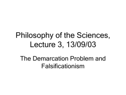 Lecture 3 - Philosophy HKU