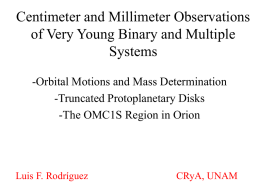 Centimeter and Millimeter Observations of Very Young Binary Systems