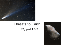 Threats to Earth - World of Teaching