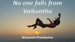 2015-Nov-20-No one Falls from Vaikuntha