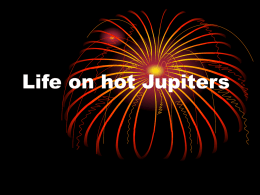 Life on hot Jupiters