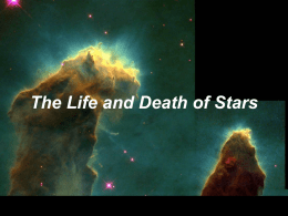 Ch12&13 Life and Death of Stars