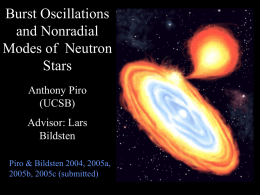 Burst Oscillations and Nonradial Modes on Neutron Stars