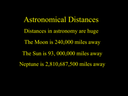 Calculating Distance