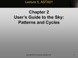 Lecture05-ASTA01 - University of Toronto