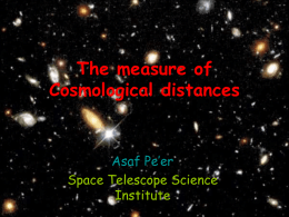 The measure of Cosmological distances
