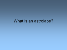 What is an astrolabe