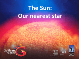 Sun - International Year of Astronomy 2009