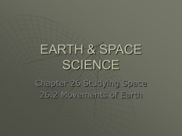EARTH & SPACE SCIENCE