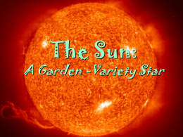 Garden-Variety Star - Wayne State University Physics and Astronomy