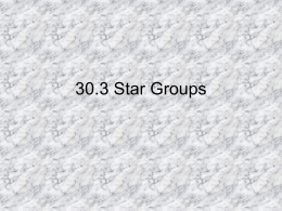 Chapter 30.3 Star Groups