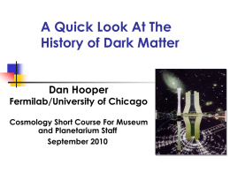 Dark Matter In The 21st Century