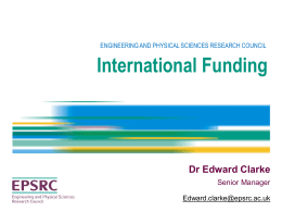 EPSRC Funding Opportunities for Research Visits to Japan