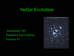 Stellar Evolution