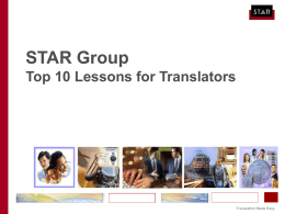 translatorstoptentip.. - STAR Translation Services