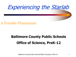 Starlab - Baltimore County Public Schools