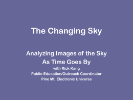 The Changing Sky upgraded April 2011