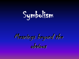 Symbolism - Lyndhurst School District
