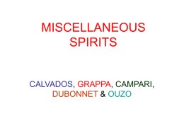 miscellaneous spirits