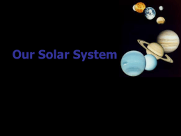 Our Solar System - McEachern High School