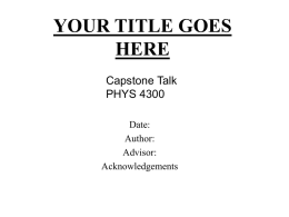 2009-CapstoneTalk