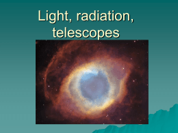 Light, radiation, telescopes