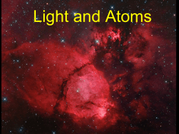 Light and Other Forms of Radiation