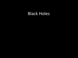 Black Holes - WordPress.com