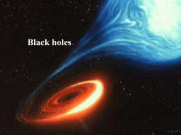 Black holes - Red Hook Central School District