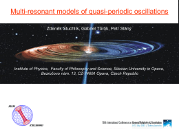 2.3 Orbital resonance models