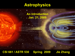 Introduction - Solar Physics and Space Weather