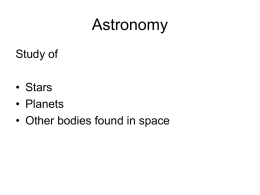 Astronomy Powerpoint