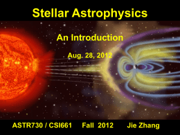 An Introduction  - Solar Physics and Space Weather