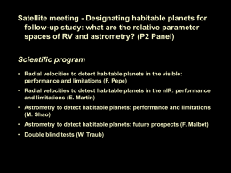 P2 summary: Designating habitable planets for follow