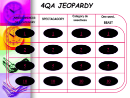 4QA Jeopardy