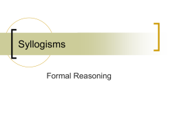 Syllogisms - english102-tamuc