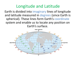 Latitude and Longitude PowerPoint
