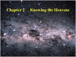 Chapter 2 Knowing the Heavens