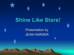 Shine Like Stars!