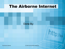 The Airborne Internet