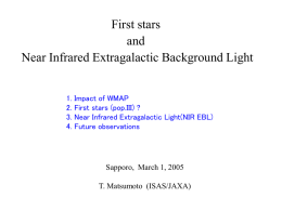 Observations of Near Infrared Extragalactic Background (NIR_EBL)