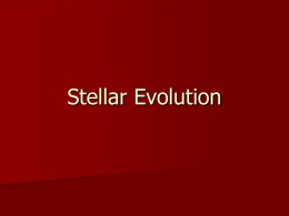 Stellar Evolution Notes