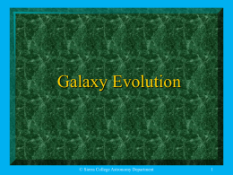 galaxy evolution