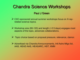 Paul Green - Chandra X-Ray Observatory (CXC)