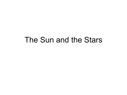 The Sun and the Stars