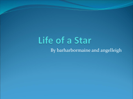 barharbormaine life cycle of a star