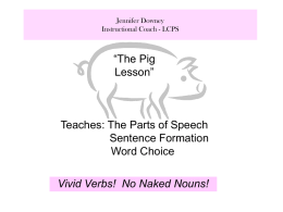 Pig Lesson
