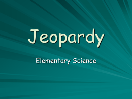 Jeopardy - MauleTechandEd